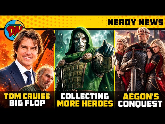 Doomsday Big Reveal, Spiderman Future, Tom Cruise Flop, Lanterns Breaks Record | Nerdy News 435