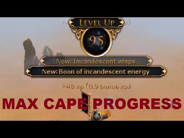 LET'S GET THAT MAX CAPE BACK! Runescape Progress Video #2