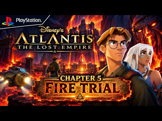 Disney’s Atlantis: The Lost Empire (PS1) – Chapter 5: Fire Trial | Full Gameplay