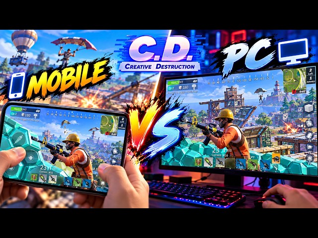Creative Destruction Mobile VS PC - New Version