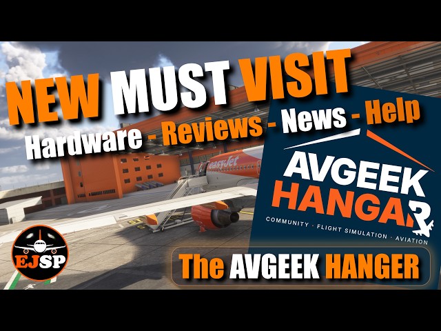 AvGeekHangar Has Arrived: A NEW Home for Flight Simulator Fans | Hardware, Reviews & Help