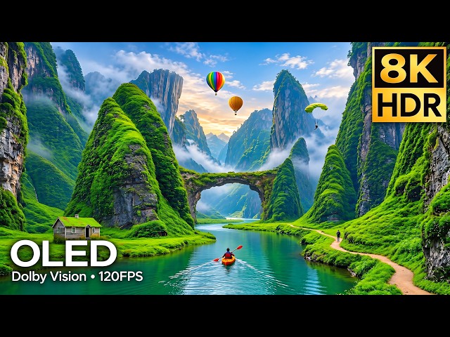 Nature Beyond Imagination in Stunning Detail | 8K HDR OLED Test • Dolby Vision 120FPS (4K HDR • 16K)