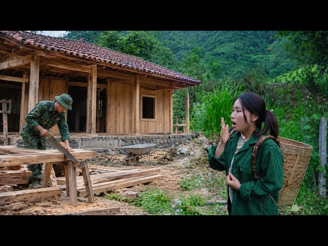 Full video: A soldier secretly builds a house for Trieu My Hao out of love.
