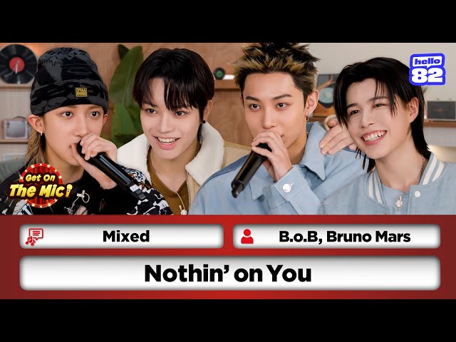 Does Jay Park's new boy group, LNGSHOT, know the lyrics to Nothin' on You?❤️🎤 | Get On The Mic!