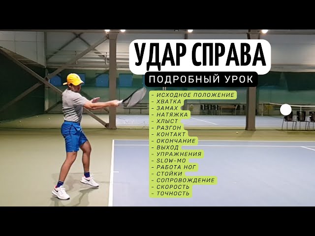 Tennis Forehand: Nuances | A Detailed Breakdown of Technique - The Basics