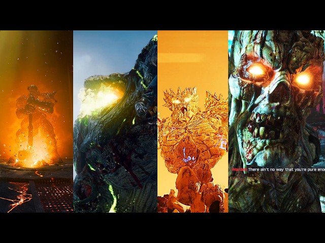 Black Ops 7 Zombies Super Easter Egg Boss Fight Rush! Guardian, Z-REX, Veytharion, Caltheris, Warden