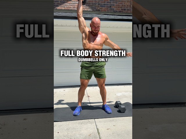 Full Body Workout at Home With Dumbbells