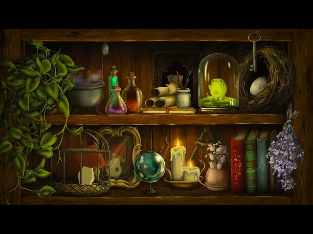 Wallpaper Engine - "Shelf_of_Curiosities_by_Abi_Toads_4K"