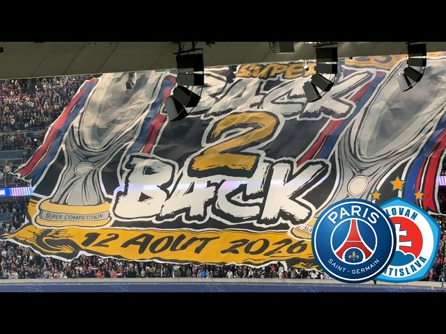 PSG ATMOSPHERE - SLOVAN BRATISLAVA (6-1) - THE PARISIANS CRUSH THEIR OPPONENTS OF THE NIGHT