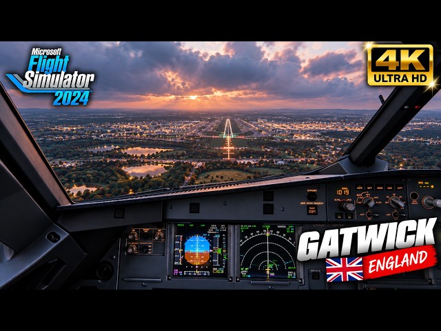 🔥 DLSS 5 + RTX 5090 IS INSANE! 🤯 | Gatwick Landing in MSFS 2024