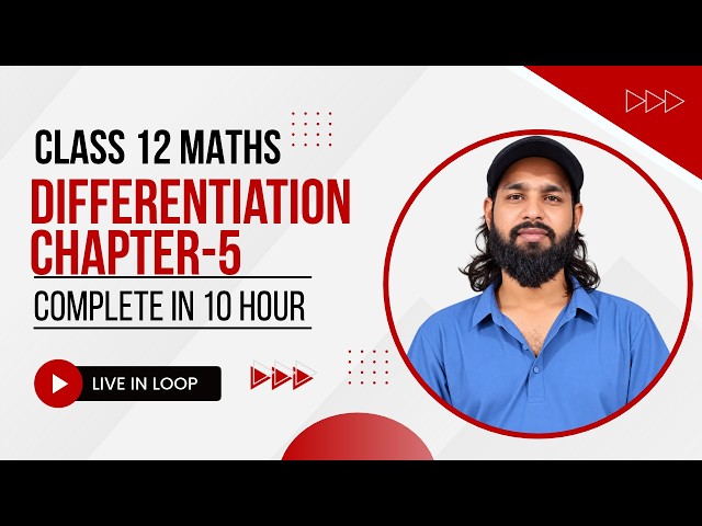 🔴 LIVE | Class 12 Maths Chapter 5 | Continuity & Differentiability | CBSE Board Exam 2027