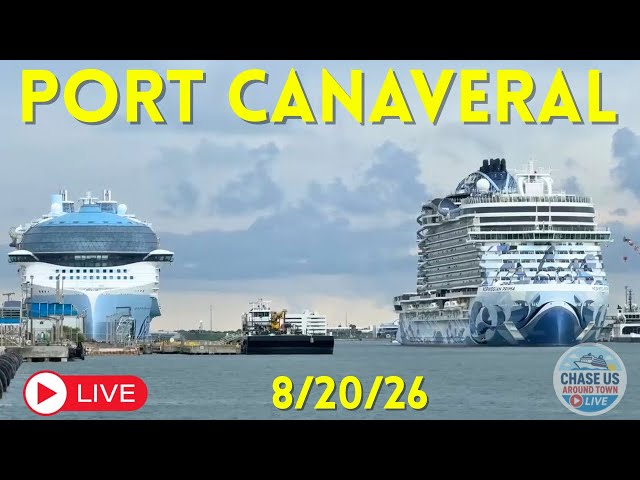 🔴 LIVE: Watching Cruise Ships Leaving Port Canaveral LIVE! (September 20, 2026)