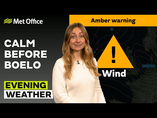 23/10/2026 - Calm Before Boelo - Evening Weather Forecast UK - Met Office Weather