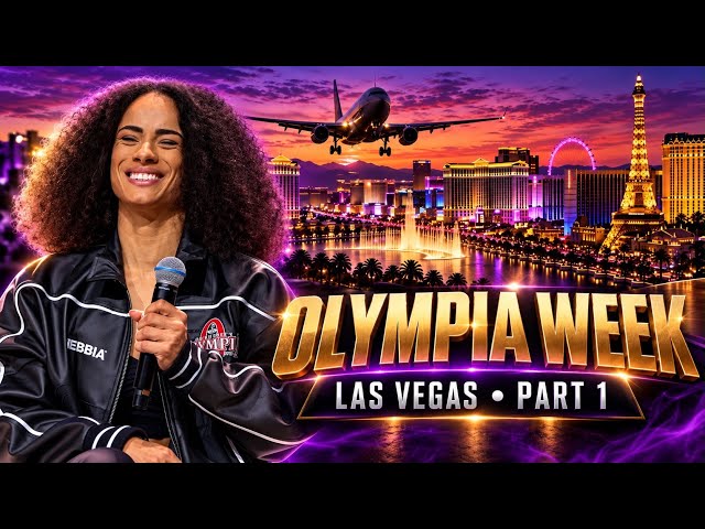 Olympia Week Part 1 | The Final Push |Touchdown in Vegas, Training & Posing with Coach