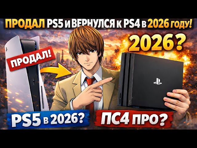 ПРОДАЛ PS5 И ВЕРНУЛСЯ К PS4 В 2026 ГОДУ — СТОИТ ЛИ ПОКУПАТЬ PLAYSTATION 4 В 2026?