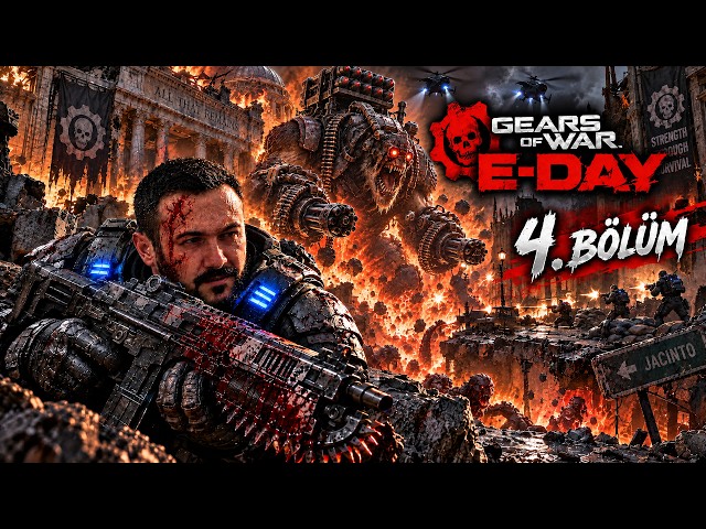 ARTIK SAVUNMA YOK, İNLERİNE GİRİYORUZ! | GEARS OF WAR E-DAY TÜRKÇE ALTYAZILI BÖLÜM 4
