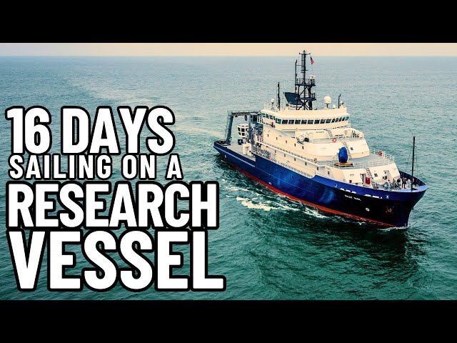 SAILING ON A RESEARCH VESSEL | R/V SALLY RIDE | SURVEYING, DREDGING, CORE SAMPLES