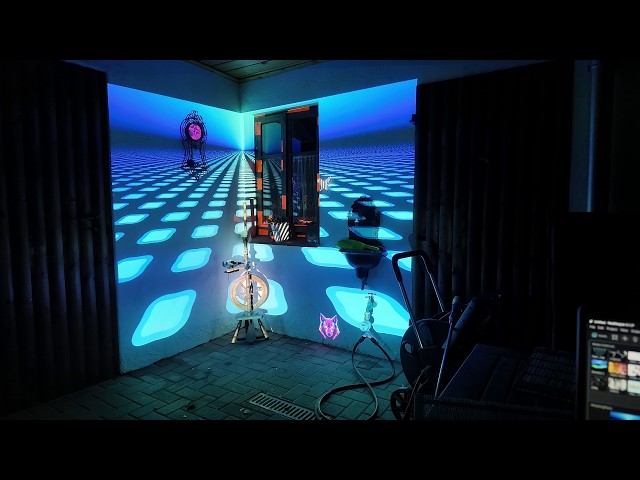 Projection Mapping on a corner | MadMapper 6