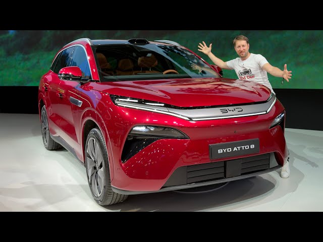 BYD Atto 8 2027 First Look Review – Charges in 5 Minutes & Has Two Fridges!