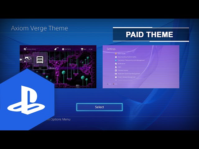 [PS4][US/EU] Axiom Verge Dynamic Theme