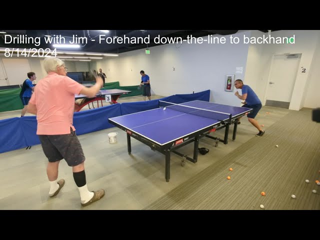 Forehand Drill with a Hardbat Player: Unique Table Tennis Practice Session