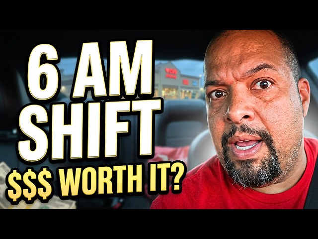 I Tried Doordash At 6AM Here is How Much MONEY I Made!