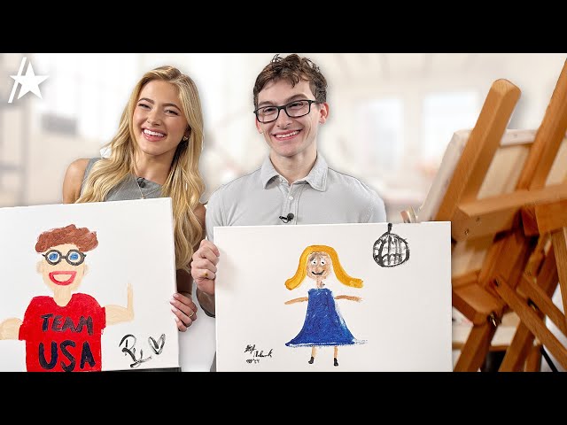 Stephen Nedoroscik Reveals First Impressions Of Rylee Arnold’s BF | Behind the Easel