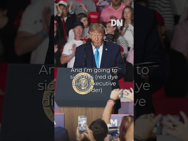 Trump visits Grand Island, Nebraska