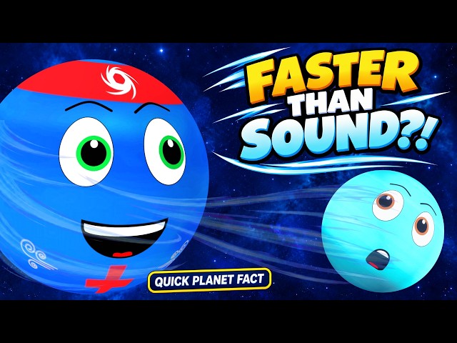 Neptune Has the Fastest Winds in the Solar System?! 🌪️ | Quick Planet Facts