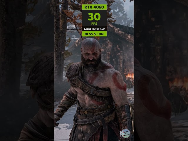 God of War DLSS 5 ON vs OFF on RTX 4060 ⚡ | FPS & Graphics