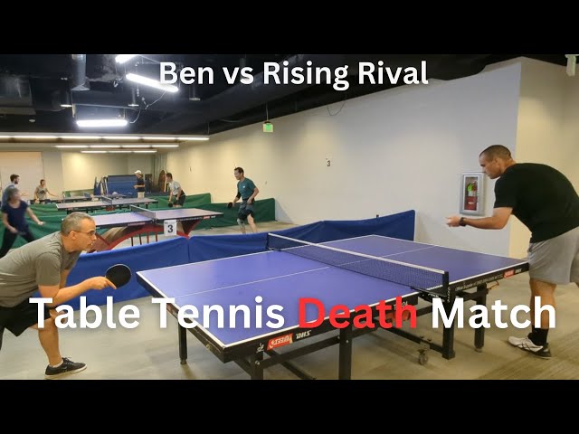 Table Tennis Match vs. Logan in 4K🏓 | Improving Footwork & Attacks | BenSucksAtPingPong