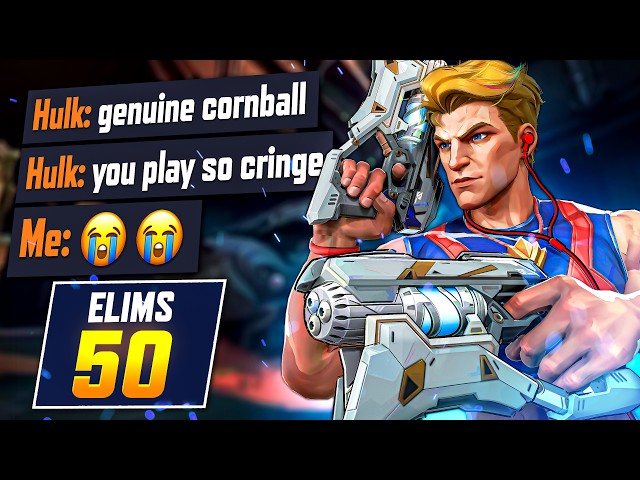 Ragebaiting Hulk Player as The RANK 1 Starlord in Marvel Rivals