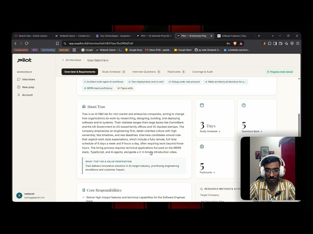 Pilot — AI Interview Prep Kit | Full-Stack Engineering Assessment Walkthrough