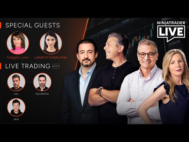 NinjaTrader Live | Futures Trading + Analysis | Lakshmi Sreekumar, Leo + Nick + Jack (10/22/26)
