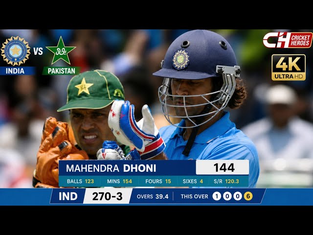 4K Ms Dhoni's Very First Dhurandar Century vs Pakistan ,Dhoni's Maiden 100 for India 