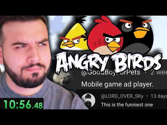 I Tried To Speedrun Angry Birds BUT I have never played it