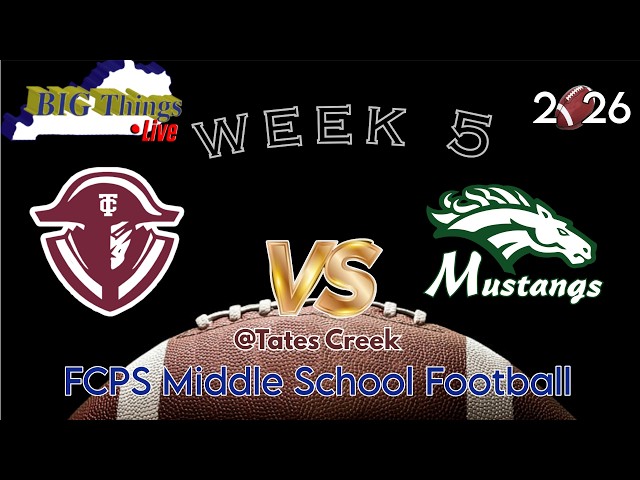 Big Things Kentucky Presents Middle School Football
