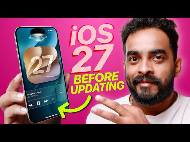 iOS 27 Prepare Your iPhone | Before Update | Malayalam