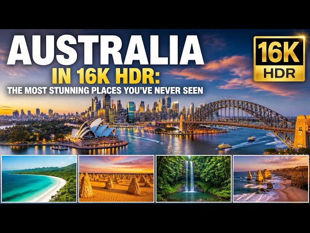 Australia in 16K HDR | Australia: Country or Continent ?