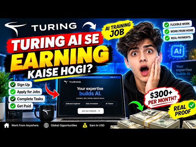 Turing AI Jobs 2026 🔥 | AI Quality Analyst & AI Training Jobs | Work From Home
