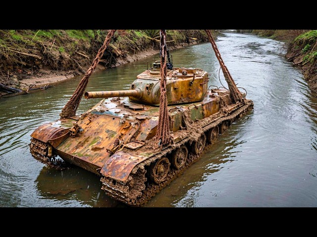Experts Rescue WW2 Tank From a River | Will a WW2 Tank Run? by @Vasyl54