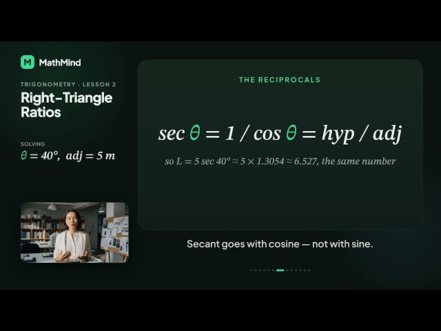 IB AA HL & SL · Trigonometry · Right-Triangle Ratios | MathMind