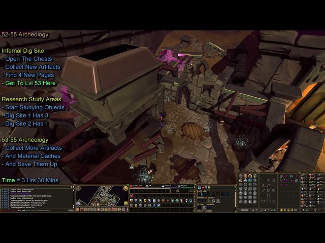 Runescape 3 Reignited Guide 013 - 50-60 Archeology (10% Menaphos Rep, 2 New Dig Sites & Canafis)