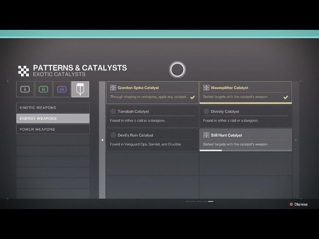 Destiny 2 Wavesplitter Catalyst Bug