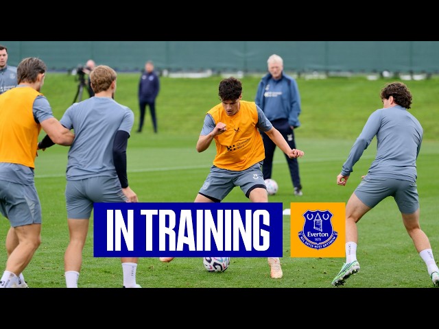 Nørgaard In Action As Everton Stay Sharp During Break 💪 | IN TRAINING 🔵