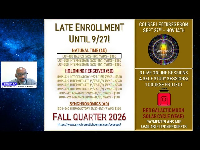 Why the Law of Time Now?  A Synchronistic Talk with Neb Teharka