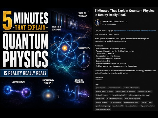 5 Minutes That Explain  | Quantum Physics: Is Reality Really Real?