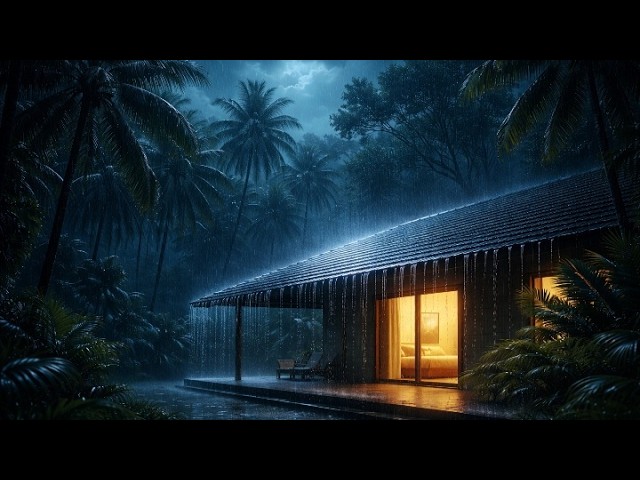 Soft Piano And Gentle Rain Sounds For Peaceful Sleep Calm Rainy Night Ambience 🌙🎹🌧️