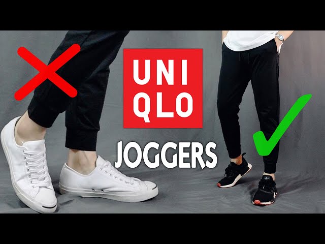 How To Style JOGGERS | Uniqlo Joggers Review