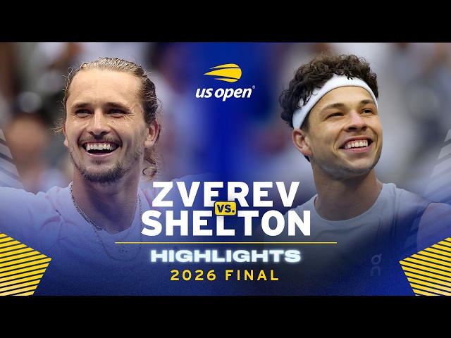 Alexander Zverev vs. Ben Shelton Highlights | 2026 US Open Final